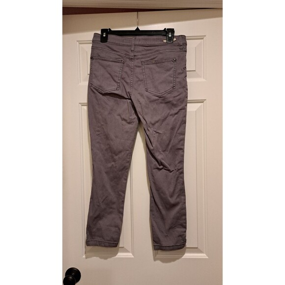 Anthropologie Pilcro and the Letterpress Jeans Sz 27 Stet Skinny Crop Purple - Picture 2 of 15